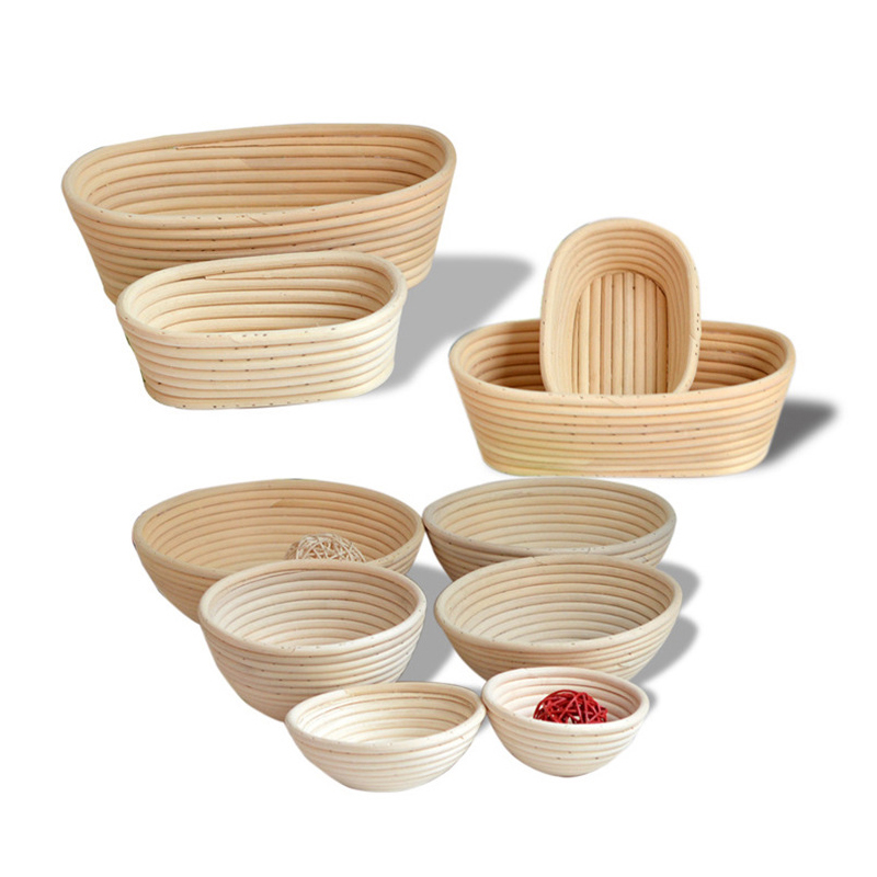 UPORS 籐パンプルーフバスケット ナチュラル オーバル  - Fermentation Crock のレビューと価格