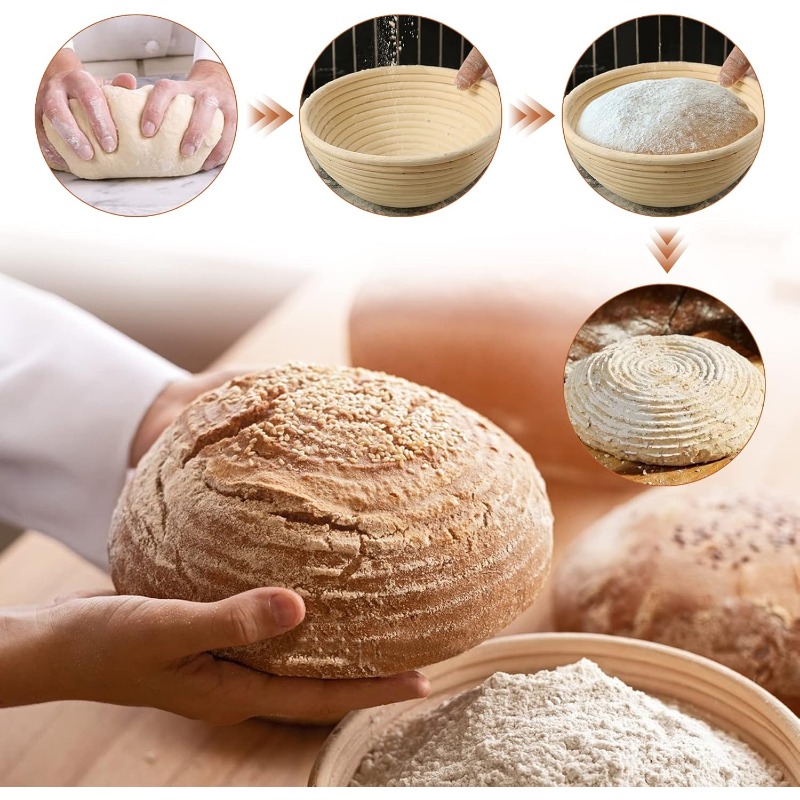 パン発酵バスケット PP生地発酵バスケット パン発酵ベーキン - Fermentation Crock のレビューと価格