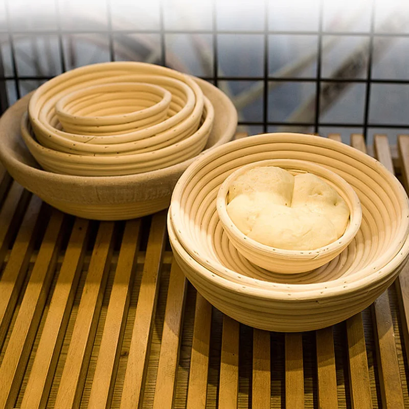 天然ラタン製手作りパン発酵かご、耐久性のある籐製バヌトンボウ - Fermentation Crock のレビューと価格