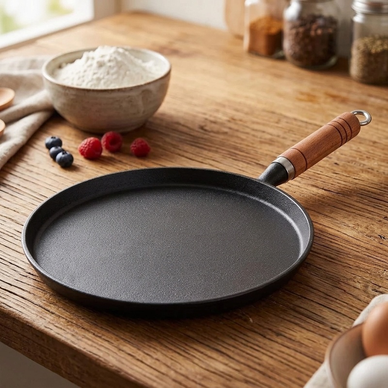 20/23/26cm 鋳鉄製フライパン 未コーティング ノン - Dosa Pan Iron のレビューと価格