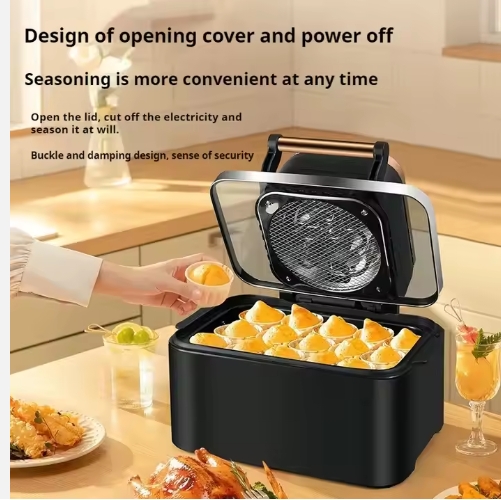 モダンな12L電気式スクエアデジタルオーブンエアフライヤー、 - Home Cooking In French のレビューと価格