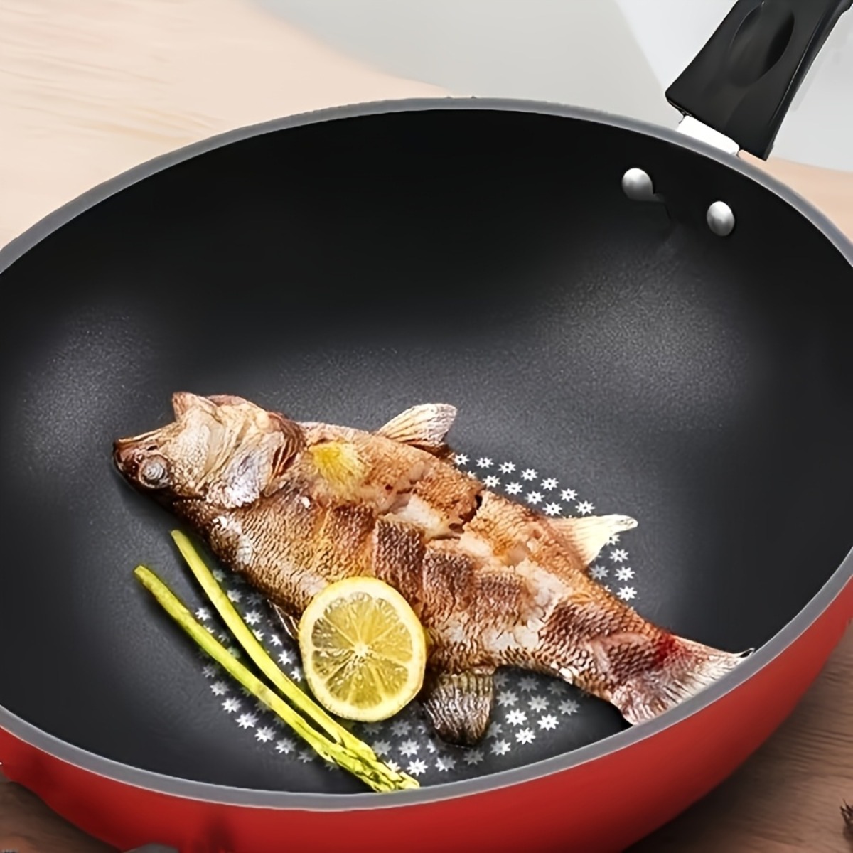 ノンスティック炒め鍋 フラットボトム中華鍋 ストーンコーティ - Home Cooking Fried Rice のレビューと価格