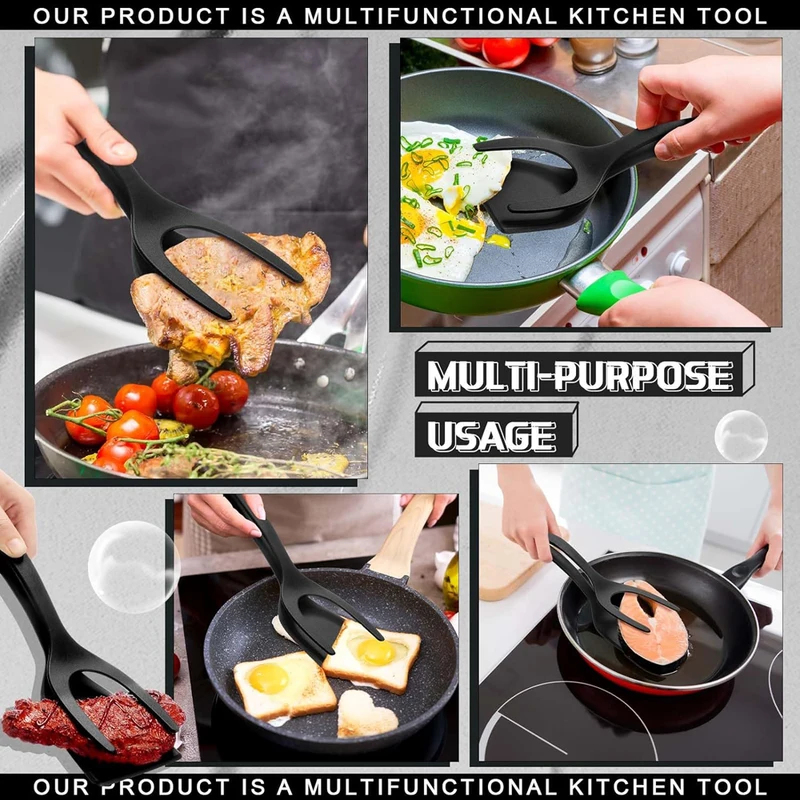 2in1グリップフリップスパチュラクランプ、卵、パンケーキ、 - Home Cooking In French のレビューと価格