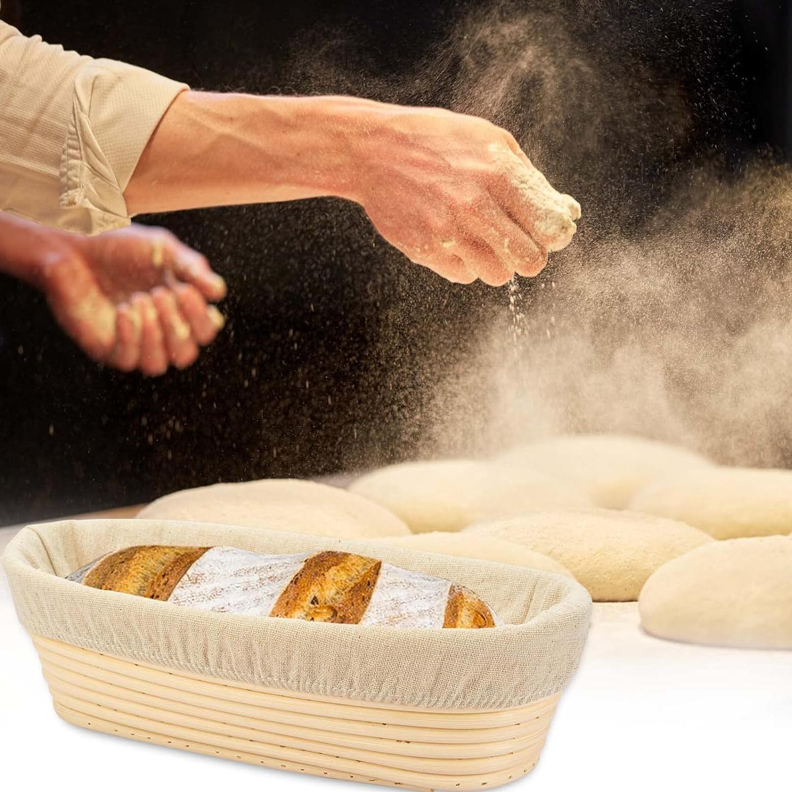 手作りラタン製パン発酵かご 天然発酵 サワードウ バヌトン  - Fermentation Crock のレビューと価格
