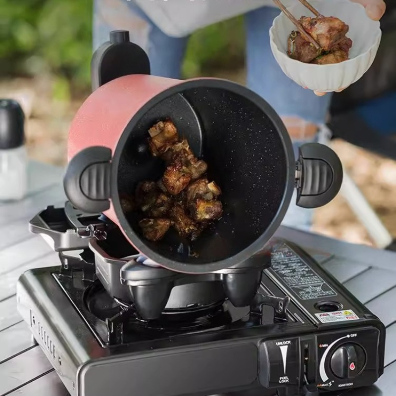 360 °   インテリジェント回転式屋外および家庭用調理機 - Home Cooking Fried Rice のレビューと価格
