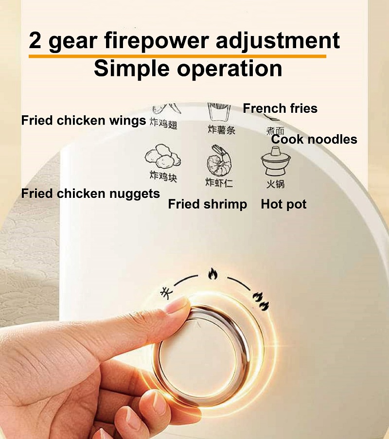 電気フライヤー ノンスティック フライドポテトマシン 家庭用 - Home Cooking In French のレビューと価格