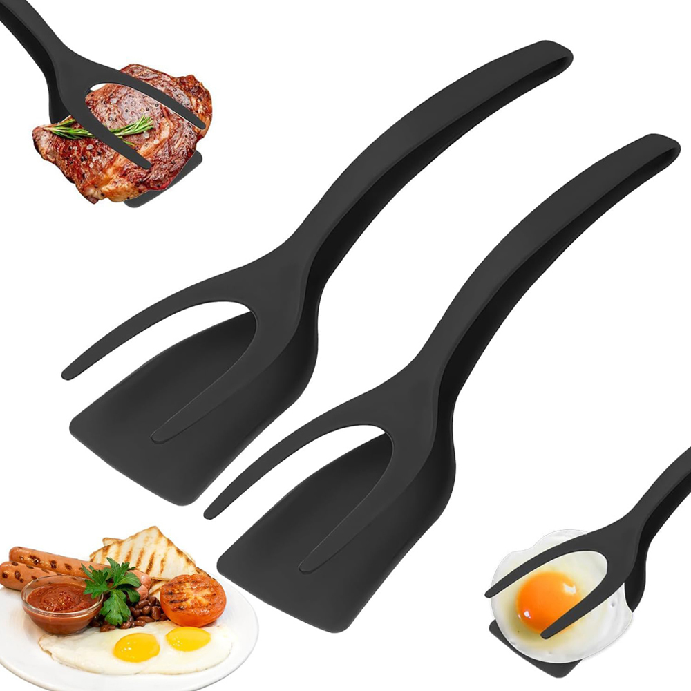 2in1グリップフリップスパチュラクランプ、卵、パンケーキ、 - Home Cooking In French のレビューと価格