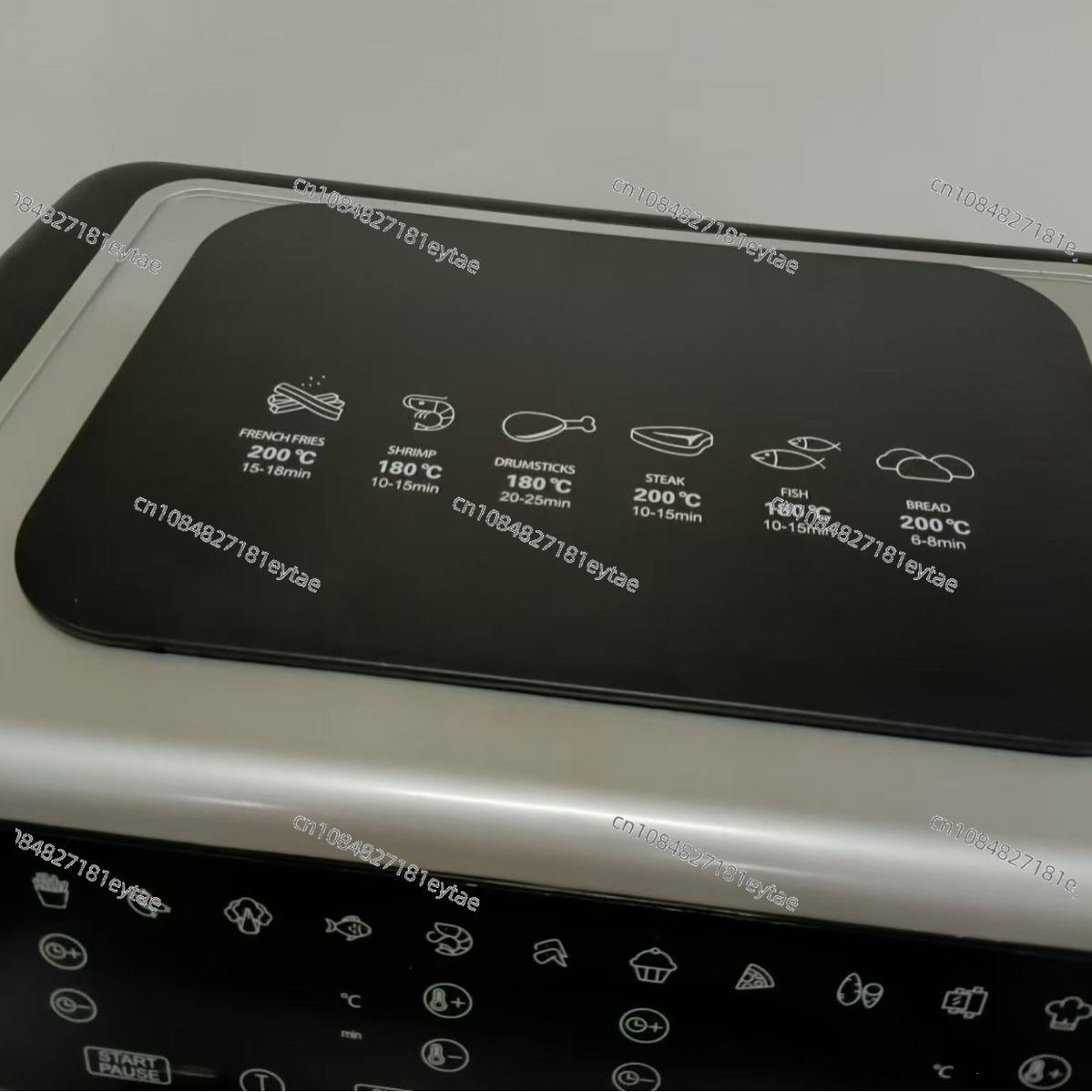 大容量スマートエアフライヤー、オイルフリー電気フライドポテト - Home Cooking In French のレビューと価格