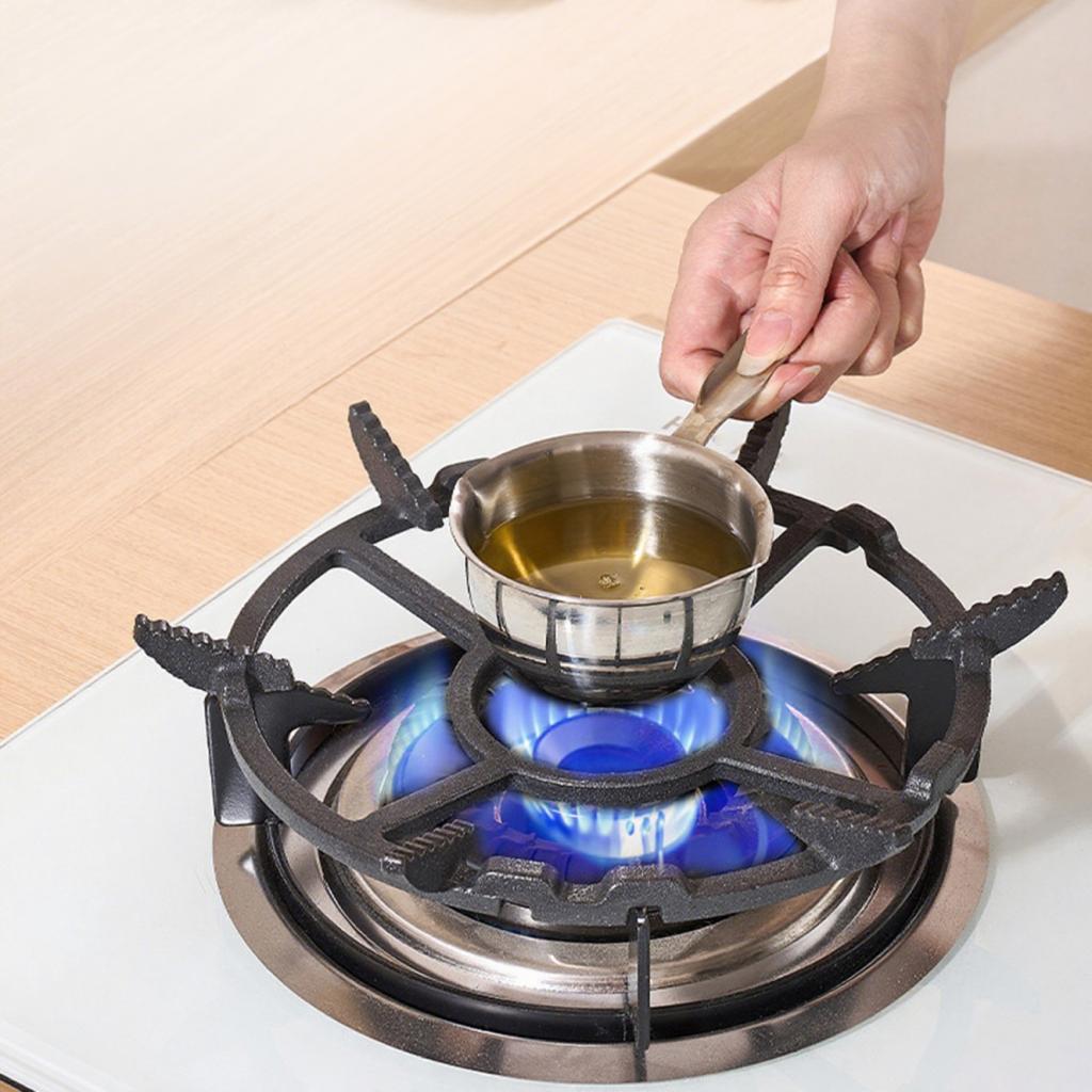 鋳鉄製中華鍋サポートポットラック滑り止め頑丈簡単設置コンロス - Dosa Pan Iron のレビューと価格